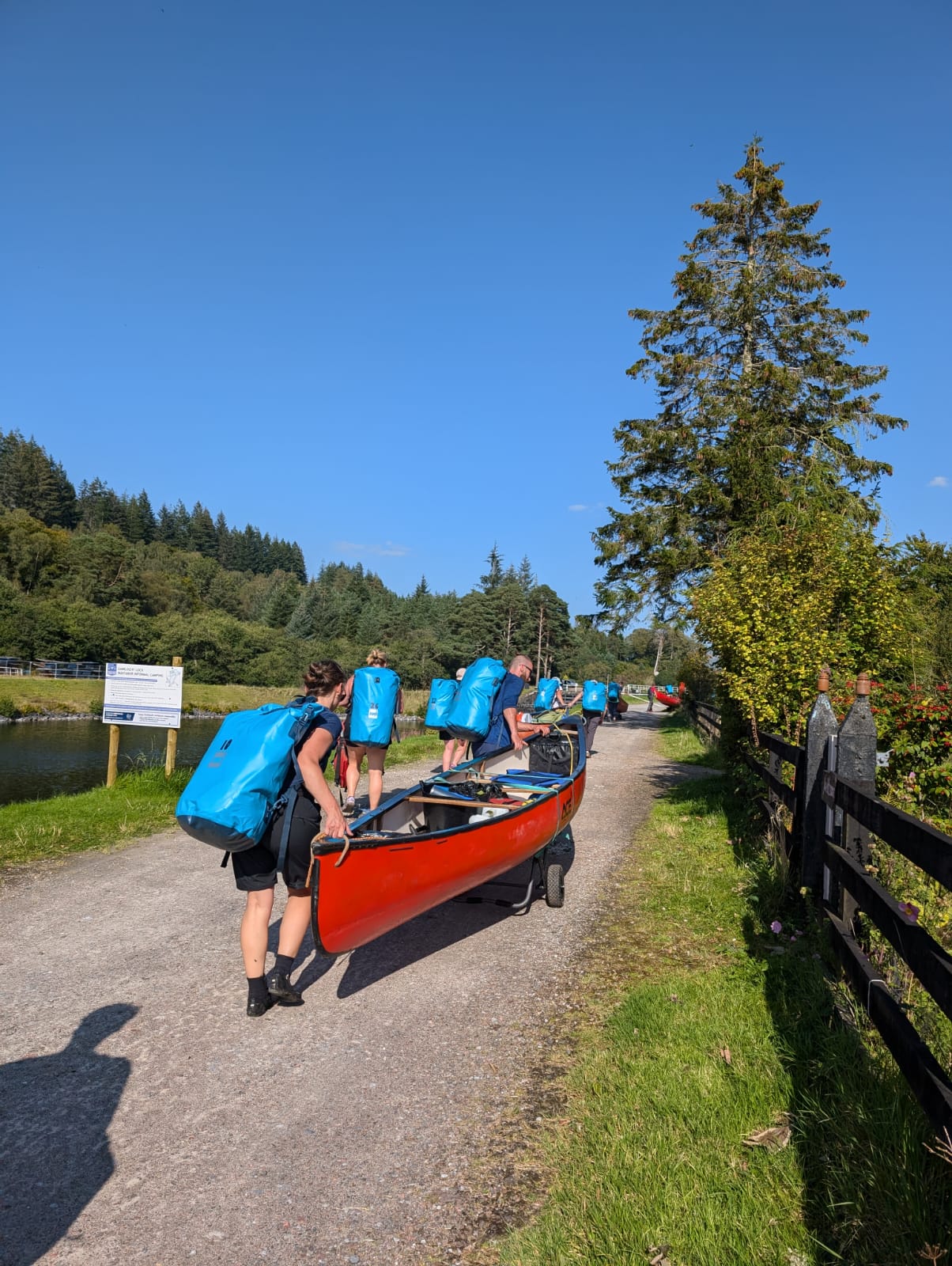 100km across The Great Glen in a canoe